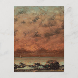 Carte Postale Gustave Courbet - Les Black Rocks à Trouville