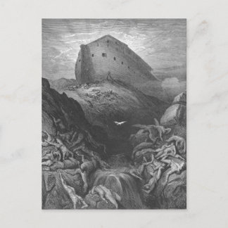Carte Postale Gustave Doré - Une colombe est envoyée de l'Arche