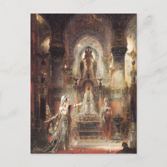 Carte Postale Gustave Moreau - Salome Danser avant Hérode (Devant)