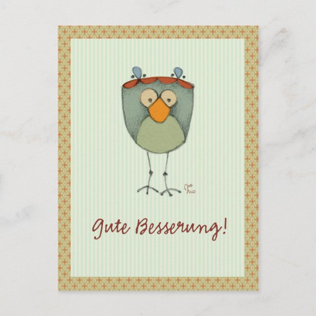 Carte Postale Gute Besserung ! (Devant)