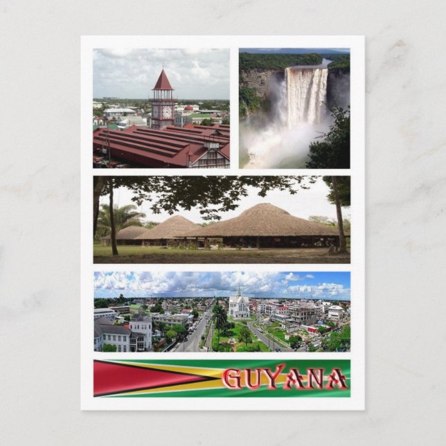 Carte Postale Guyana - Mosaic - (Devant)