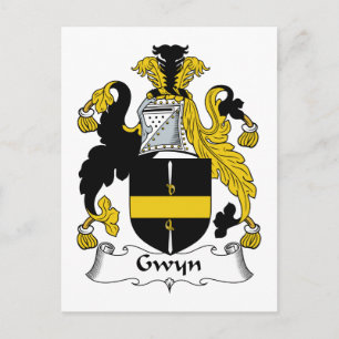 Carte Postale Gwyn Family Crest