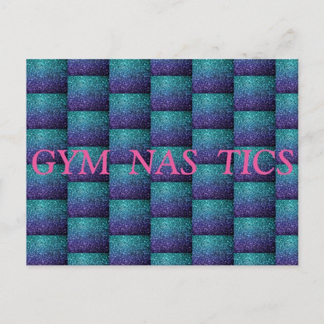CARTE POSTALE GYM NAS TICS - GYMNASTIQUE (Devant)