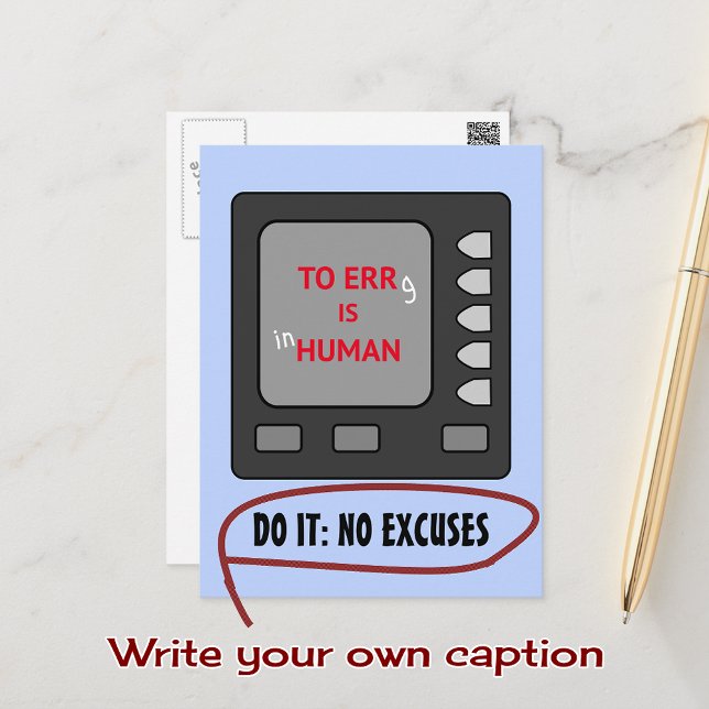 Carte Postale Gymnase motrice amusante (Créateur téléchargé)