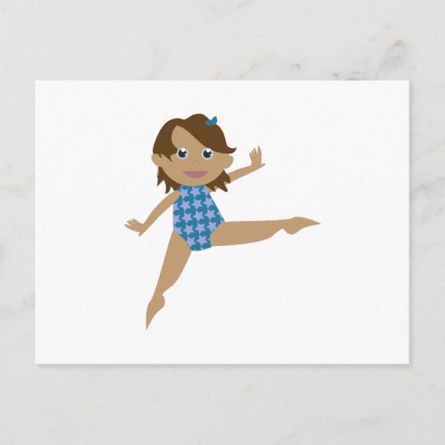 Carte Postale Gymnaste (Devant)