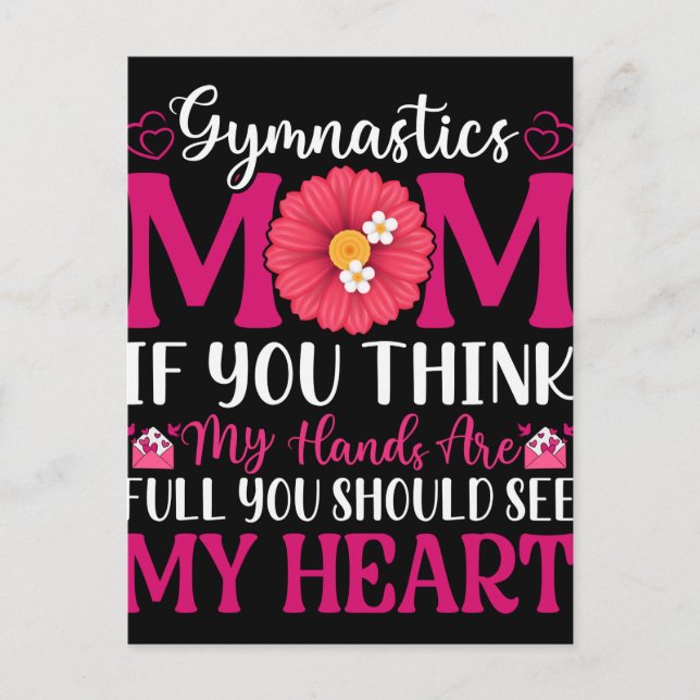 Carte Postale Gymnastics Mom (Devant)