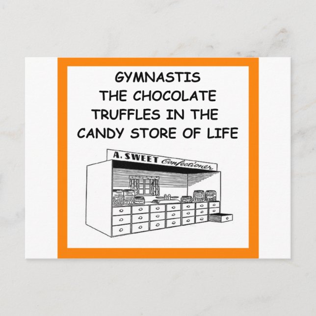 Carte Postale gymnastique (Devant)