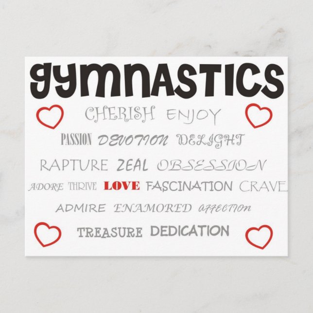 Carte Postale Gymnastique chérienne (Devant)