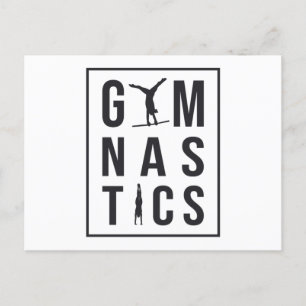 Carte Postale Gymnastique Gymnaste Unven Bars Hopper Acrobat Mat