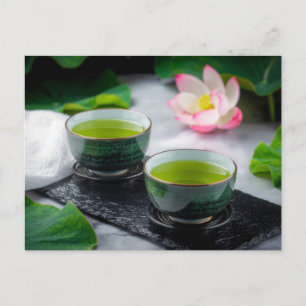 Carte Postale Gyokuro - Thé Vert - ZEN BOUDDHISME