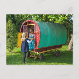 CARTE POSTALE GYPSY CARAVAN
