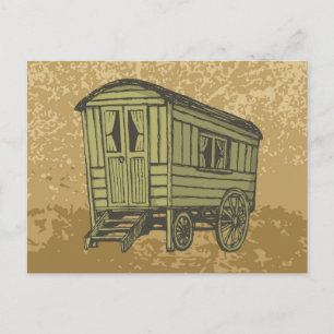 Carte Postale Gypsy caravan