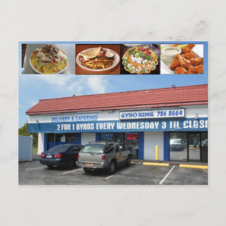 Carte Postale Gyro King Palm Harbour Floride