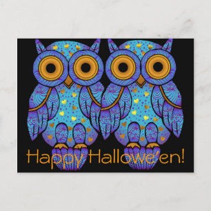 Carte postale H00t Owl Halloween