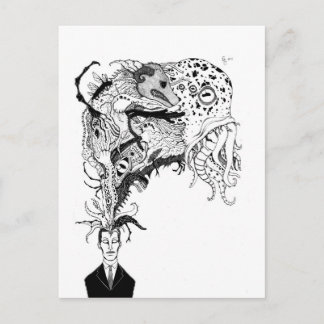 Carte Postale H.P. Les monstres de Lovecraft