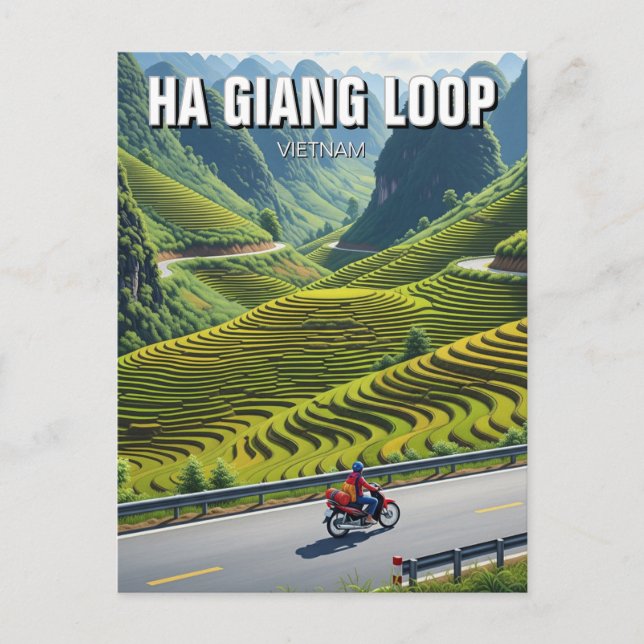 Carte Postale Ha Giang Loop Vietnam Travel (Devant)