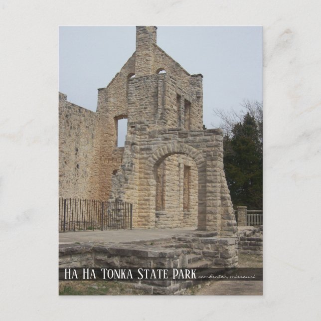 Carte Postale Ha Ha Tonka Castle Ruins Missouri Travel (Devant)