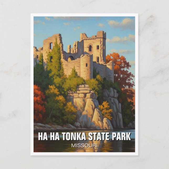 Carte Postale Ha Ha Tonka State Park Missouri Travel (Devant)