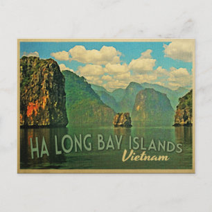 Carte Postale Ha Long Bay Îles Vietnam