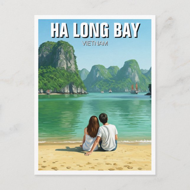 Carte Postale Ha Long Bay Vietnam Travel (Devant)