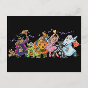 Carte Postale Habille-toi pour Halloween