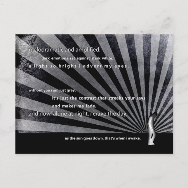 Carte Postale habitant de la grotte. (Devant)