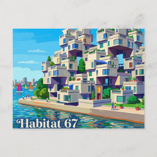 Carte Postale Habitat 67 Canada