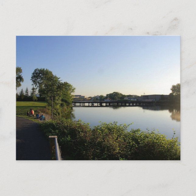 Carte Postale Hackensack River from Olsen Park (Devant)