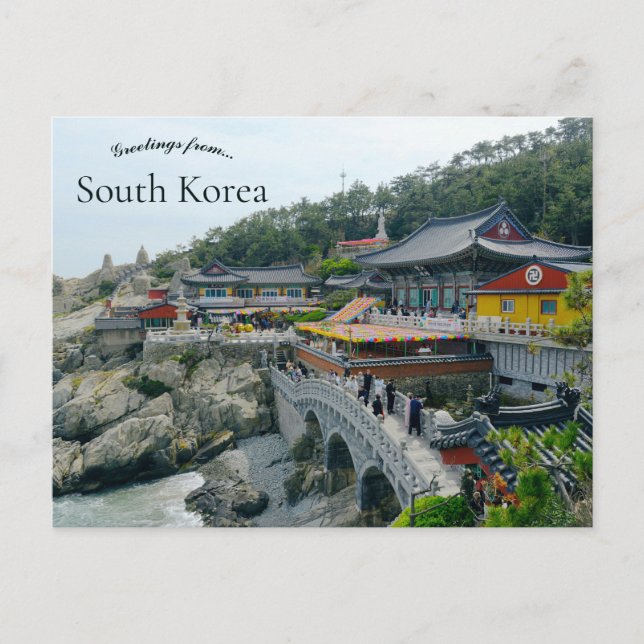 Carte Postale Haedong Yonggungsa Temple Busan South Korea (Devant)