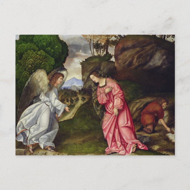 Carte Postale Hagar et l'Ange (Devant)