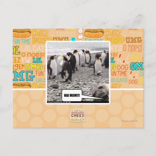 CARTE POSTALE HAI MOM ! ! ! (Devant)