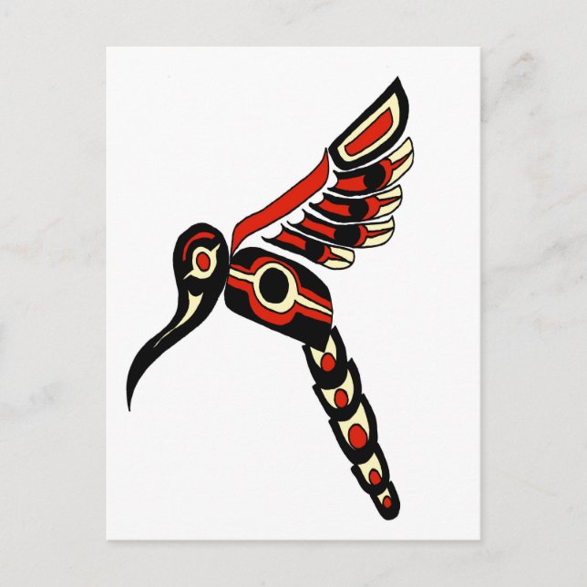 Carte Postale Haida Humming Bird (Devant)