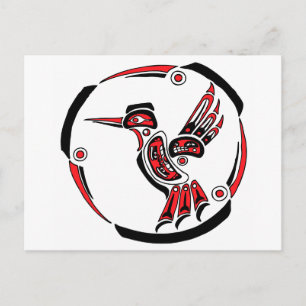 Carte Postale Haida Hummingbird