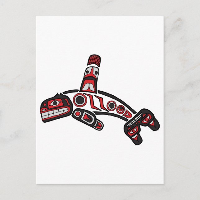 Carte Postale Haida Orca 2012 (Devant)