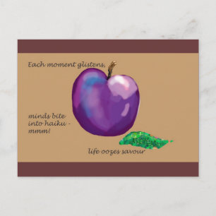 Carte Postale Haiku - la vie est de la poésie