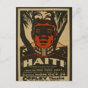 Carte Postale Haïti au Théâtre Copley,