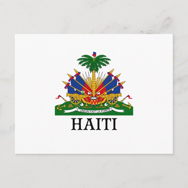 Carte Postale HAÏTI - emblème/blason/drapeau/symbole (Devant)