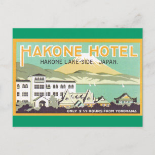 Carte Postale Hakone Hotel Japon