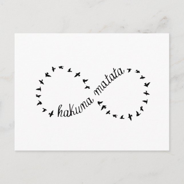 Carte Postale Hakuna Matata (Devant)