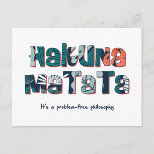 Carte Postale Hakuna Matata