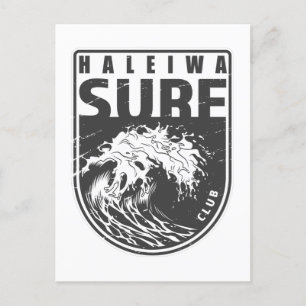 Carte Postale Haleiwa Surf Club Hawaii Emblem
