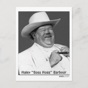 Carte Postale Haley "le porc" Barbour