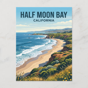 Carte Postale Half Moon Bay Californie