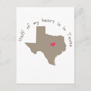 Carte Postale Half My Heart est au Texas