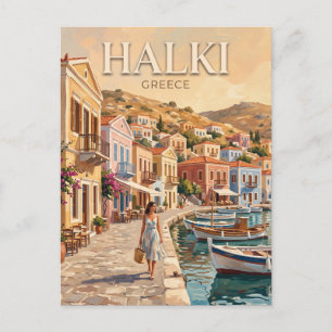 Carte Postale Halki Grèce