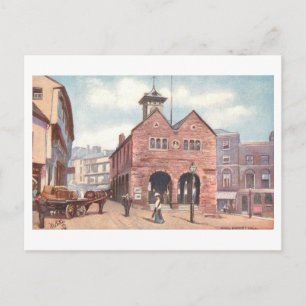 Carte Postale Halle du marché vintage, Ross, Angleterre