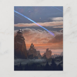 Carte Postale Halley's Comet