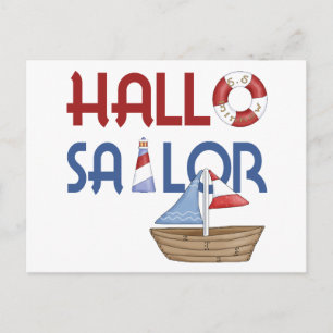 Carte Postale Hallo Sailor