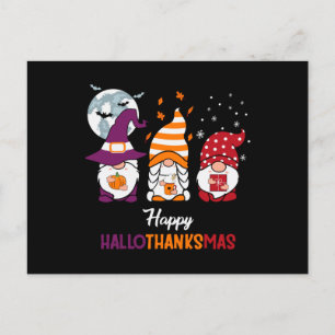 Carte Postale Hallothanksmas heureux