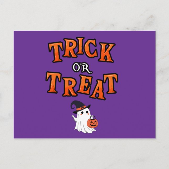 Carte postale Halloween (Devant)